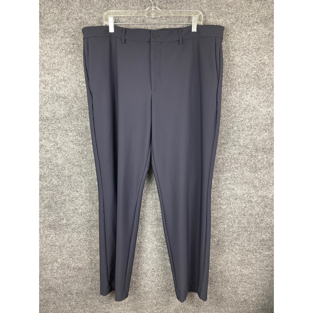 Thom Aaron Performance Chinos Men's 38x30 Navy Blue Excellent Stretch Trousers